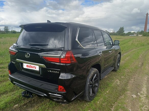 2016 Lexus LX 450d III Рестайлинг 2, чёрный, 5999000 рублей - вид 5