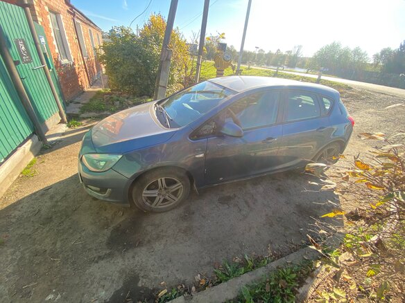 2012 Opel Astra J Рестайлинг, синий - вид 8