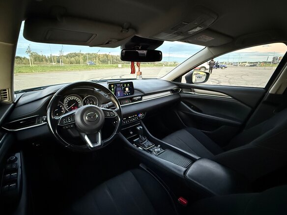 2021 Mazda 6 III (GJ) Рестайлинг 2, чёрный, 2250000 рублей - вид 9