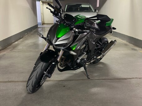 2015 Kawasaki Z 1000, зелёный, 1050000 рублей, вид 4