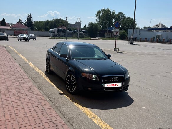 2006 Audi A4 III (B7), чёрный - вид 3