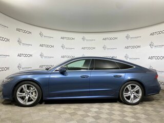 2018 Audi A7 55 TFSI II (4K), синий, 4049900 рублей, вид 3