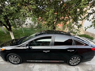 2015 Hyundai Sonata VII (LF), чёрный, 1499000 рублей, вид 2