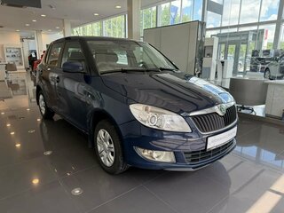 2012 Skoda Fabia II Рестайлинг, синий, 519000 рублей, вид 3