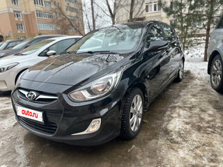 2011 Hyundai Solaris I, чёрный, 740000 рублей, вид 2