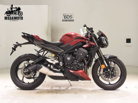 2023 Triumph Street Triple, пурпурный, 1217500 рублей, вид 1