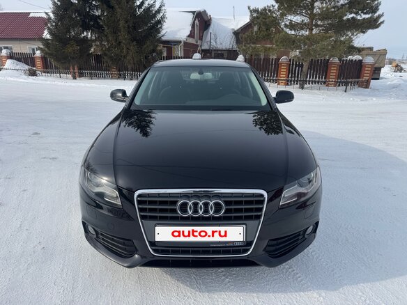 2009 Audi A4 IV (B8), чёрный, 1250000 рублей - вид 1