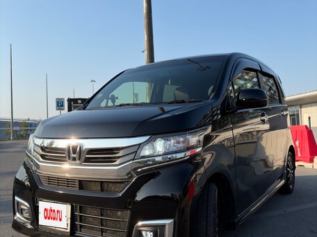 2017 Honda N-WGN I Рестайлинг, чёрный, 830000 рублей, вид 4