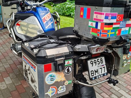 2015 BMW R 1200 GS Adventure, синий, 900000 рублей, вид 2