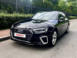 2021 Audi A4 45 TFSI V (B9) Рестайлинг, чёрный, 3800000 рублей, вид 1