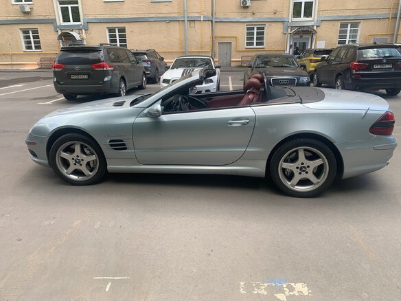 2003 Mercedes-Benz SL-Класс AMG 55 AMG II (R230), серый, 4000000 рублей - вид 11