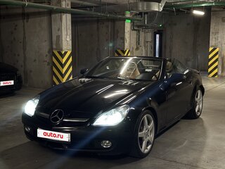 2008 Mercedes-Benz SLK-Класс 280 II (R171) Рестайлинг, чёрный, 1950000 рублей, вид 1
