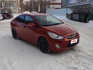 2012 Hyundai Solaris I, красный, 550000 рублей, вид 5