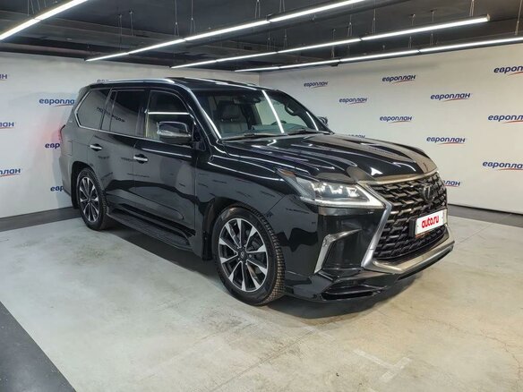 2021 Lexus LX 570 III Рестайлинг 2, чёрный, 12500000 рублей - вид 1