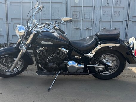 2003 Yamaha XVS400 Drag Star, чёрный, 339000 рублей, вид 2