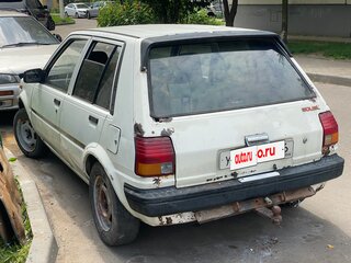 1985 Toyota Starlet III (P70), белый, 100000 рублей, вид 4