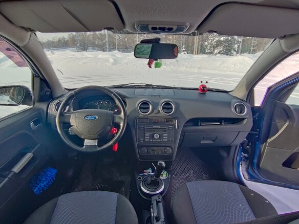 2008 Ford Fusion I Рестайлинг, синий, 255000 рублей - вид 13