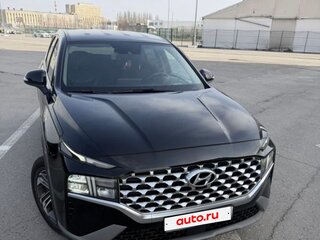 2020 Hyundai Santa Fe IV Рестайлинг, чёрный, 3350000 рублей, вид 5