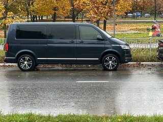 2021 Volkswagen Caravelle Long T6 Рестайлинг, синий, 6100000 рублей, вид 3