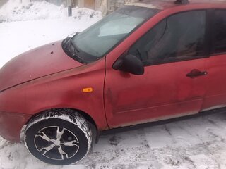 2006 Lada (ВАЗ) Kalina I, красный, 130000 рублей, вид 4