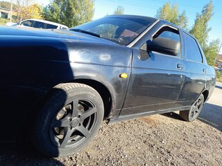 2008 Lada (ВАЗ) Priora I, чёрный, 210000 рублей, вид 3