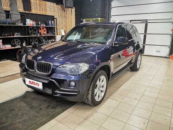 2009 BMW X5 30d II (E70), синий, 1610000 рублей - вид 22