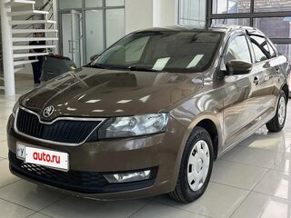 2018 Skoda Rapid I Рестайлинг, коричневый, 830000 рублей, вид 1