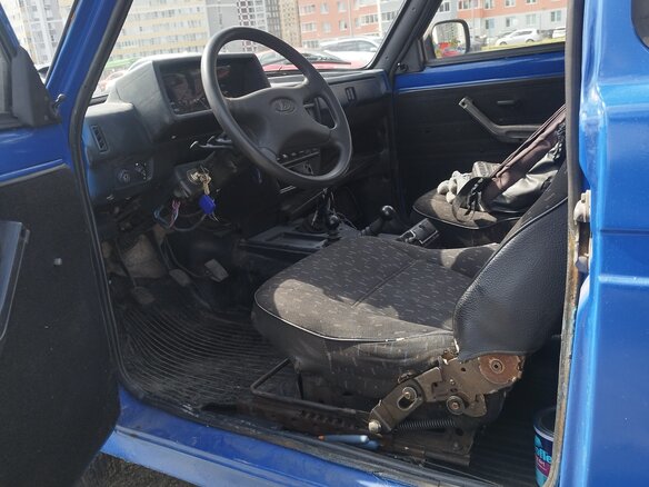 1999 Lada (ВАЗ) 2121 (4x4) I Рестайлинг, синий, 230000 рублей - вид 4