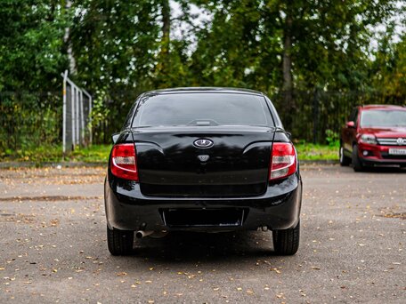2016 Lada (ВАЗ) Granta Sport I, чёрный, 400000 рублей, вид 4