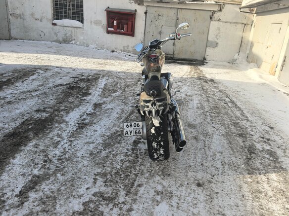 2010 Honda VT 1300CX Fury, серый - вид 6