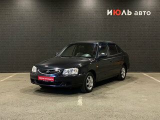 2011 Hyundai Accent ТагАЗ II, чёрный, 390000 рублей, вид 1