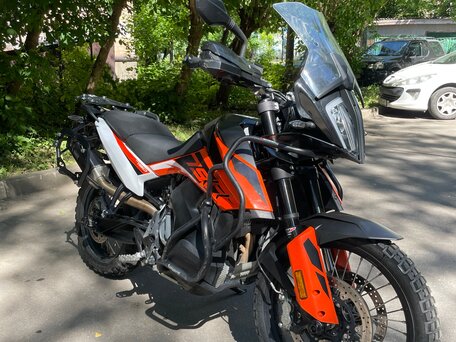 2019 KTM 790 Adventure, оранжевый, 850000 рублей, вид 3
