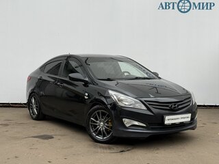 2016 Hyundai Solaris I Рестайлинг, чёрный, 970000 рублей, вид 3