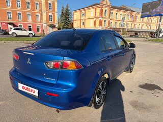 2012 Mitsubishi Lancer X Рестайлинг, синий, 630000 рублей, вид 3