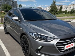 2017 Hyundai Elantra VI (AD), серый, 1200000 рублей, вид 4