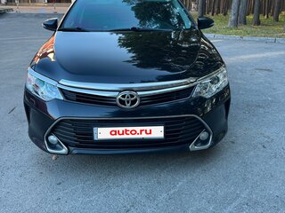 2016 Toyota Camry US Market VII (XV50) Рестайлинг, чёрный, 1885000 рублей, вид 3