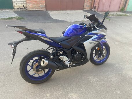 2015 Yamaha YZF-R25, синий, 380000 рублей, вид 4