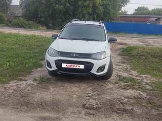 2016 Lada (ВАЗ) Kalina Cross II, белый, 500000 рублей, вид 2
