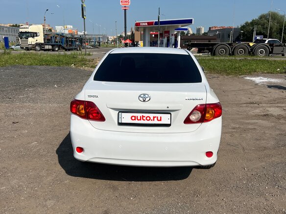 2008 Toyota Corolla AMT X (E140, E150), белый - вид 5