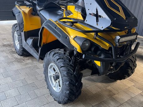 2015 BRP Can-Am Outlander L 500 (MAX), жёлтый, 670000 рублей, вид 2