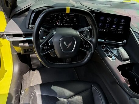 2019 Chevrolet Corvette Stingray C8, жёлтый, 9550000 рублей, вид 4