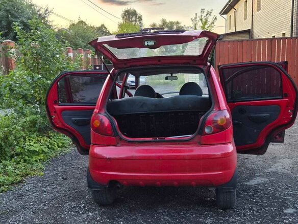 2006 Daewoo Matiz I Рестайлинг, красный, 90000 рублей - вид 10