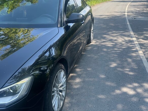 2015 Audi A6 IV (C7) Рестайлинг, чёрный - вид 3