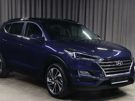 2018 Hyundai Tucson III Рестайлинг, синий, 1749000 рублей, вид 3