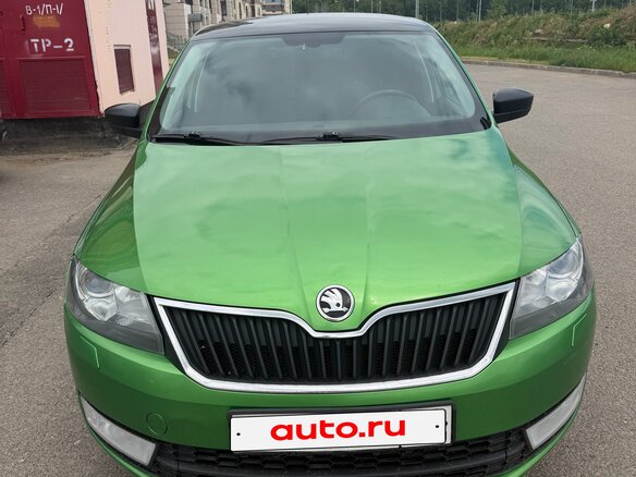 2017 Skoda Rapid I, зелёный - вид 12