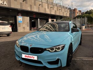 2019 BMW M4 Competition Package F82/F83 Рестайлинг, голубой, 6300000 рублей, вид 3