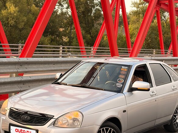 2011 Lada (ВАЗ) Priora I, серебристый, 350000 рублей