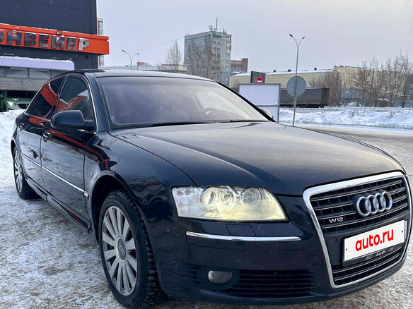 2004 Audi A8 Long II (D3), чёрный, 1400000 рублей - вид 4