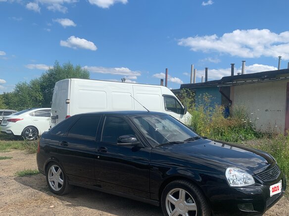 2011 Lada (ВАЗ) Priora I, чёрный, 417000 рублей - вид 4