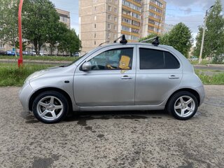 2002 Nissan March III (K12), серебристый, 270000 рублей, вид 3